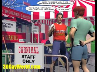 Charlie en carnival 3d dibujos animados animado historietas