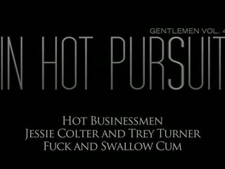 Hawt businessmen jessie colter και trey turner γαμώ και καταπίνοντας σπέρμα